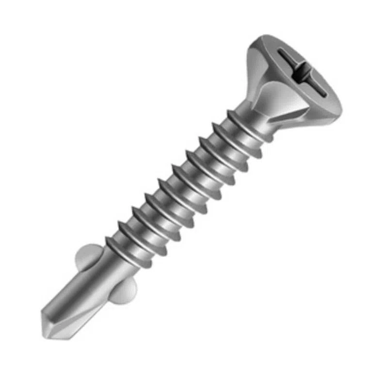 Parafuso para Placa Cimentícia C/ ASA 4,2 X 32mm PB RUSPER Pacote com 100 Unidades